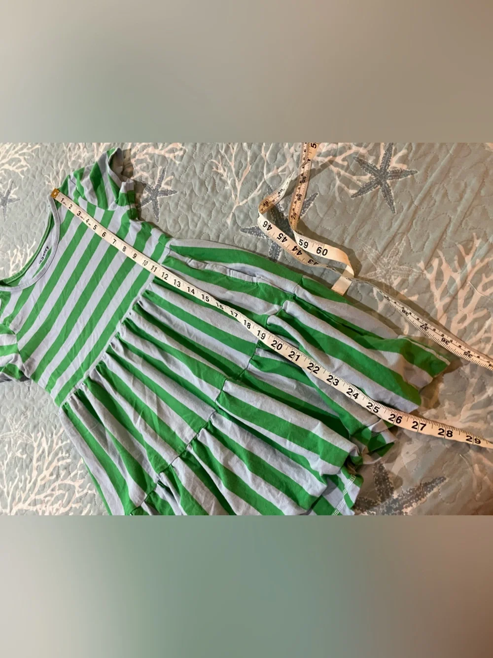 Old Navy girls medium (8) flare 2 tier dress